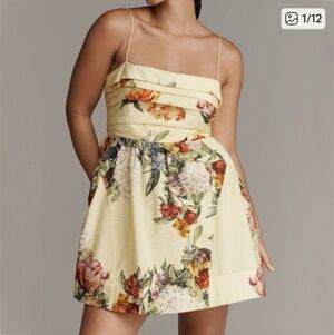 NWOT, Maeve Sleeveless Fit & Flare Floral Mini Dress size XL